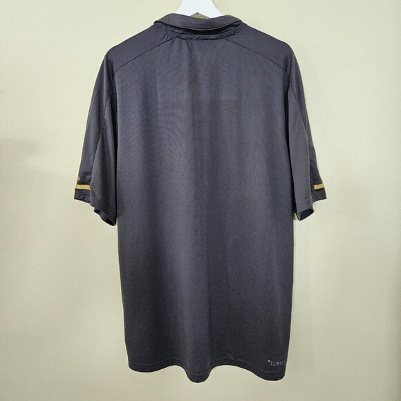 Adidas Vegas Golden Knights T Shirt Mens XL Gray Gold Black NHL Athleisure FLAW - Picture 16 of 16